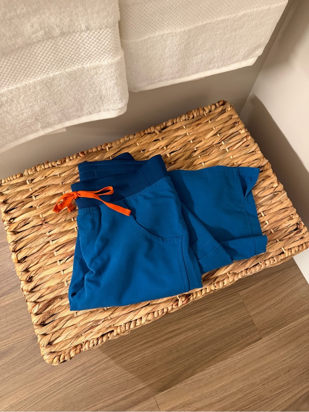 Figs Alps Blue Scrub Pants Size XS Tall